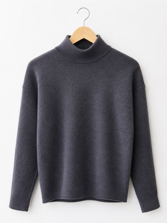 HUGO Sweaters - HUGO Navy Turtleneck Sweater